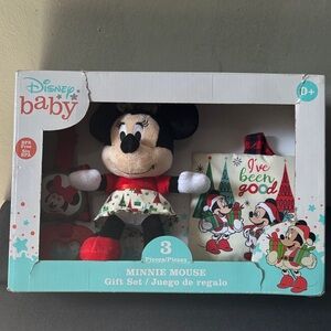 Disney Baby Minnie Mouse Plush Set - Red, Black, and White